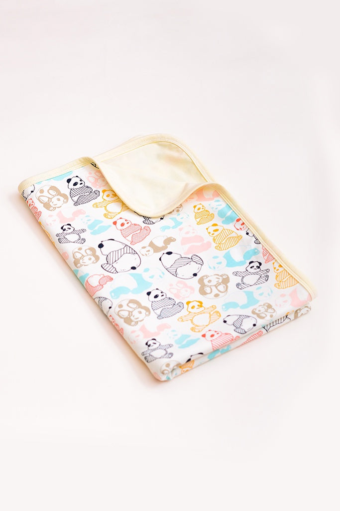 Jersey Blanket - Pastel Pandas | Ideal for Newborn Baby Gifts | The Elly Store Singapore