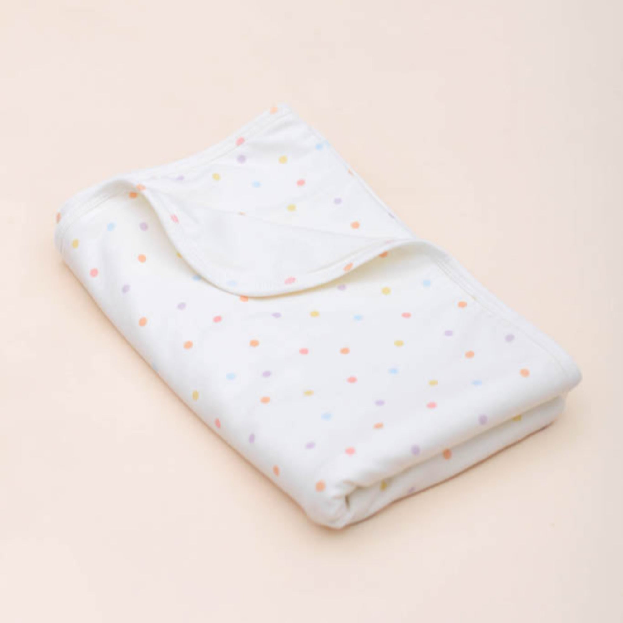 Jersey Blanket - Pastel Polka Dots
