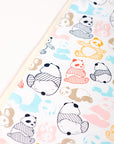 Jersey Blanket - Pastel Pandas | Ideal for Newborn Baby Gifts | The Elly Store Singapore