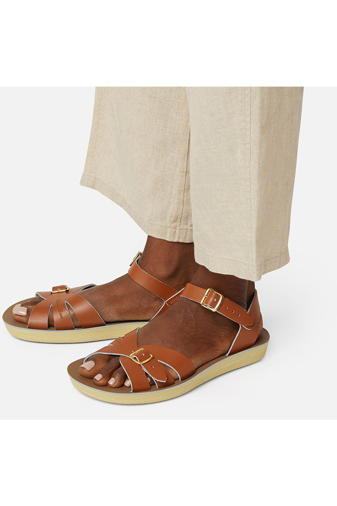 Salt-water Sandals Boardwalk Sandals - Tan