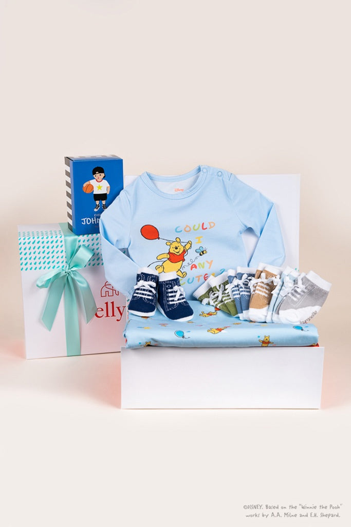 Baby Gift Set - Busy Blue Bee | Ideal for Newborn Baby Gifts | The Elly Store Singapore
