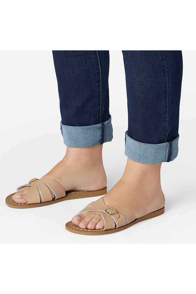 Salt-water Sandals Classic Slides Adult - Latte