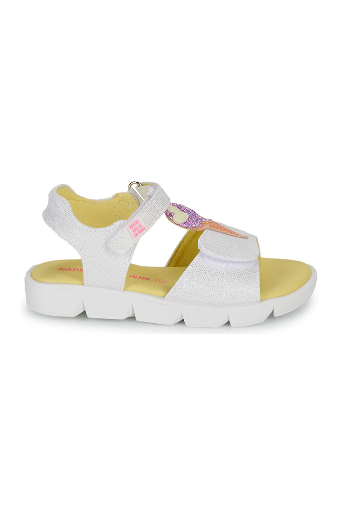 Shimmery Ice Cream Sandals