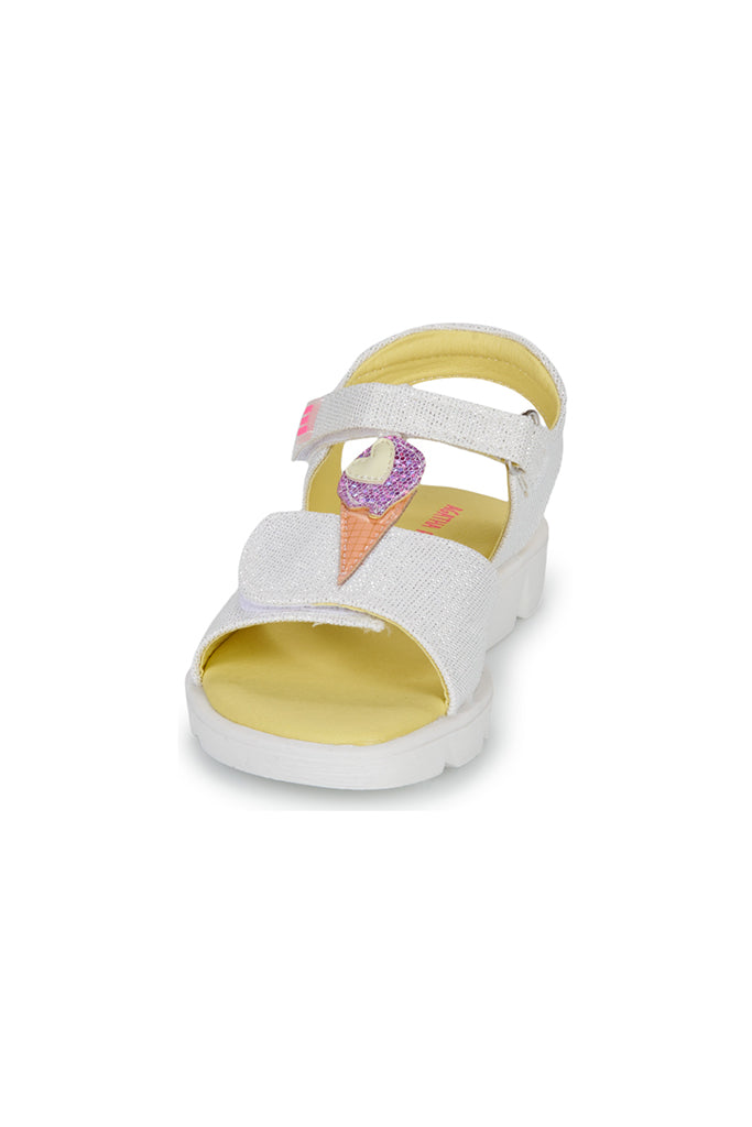 Shimmery Ice Cream Sandals The Elly Store