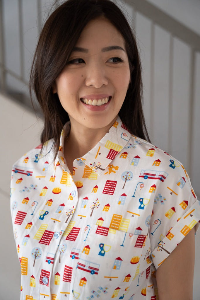 Ladies Sadie Blouse - Home | Twinning Family Sets | The Elly Store Singapore