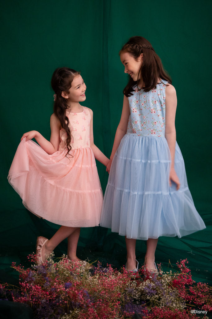 Wren Dress - Blue Princess Rose | Disney x elly CNY2023 | The Elly Store Singapore