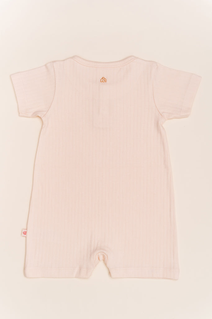 Short-Sleeve Romper - Pastel Pink | Baby Clothing Essentials at The Elly Store