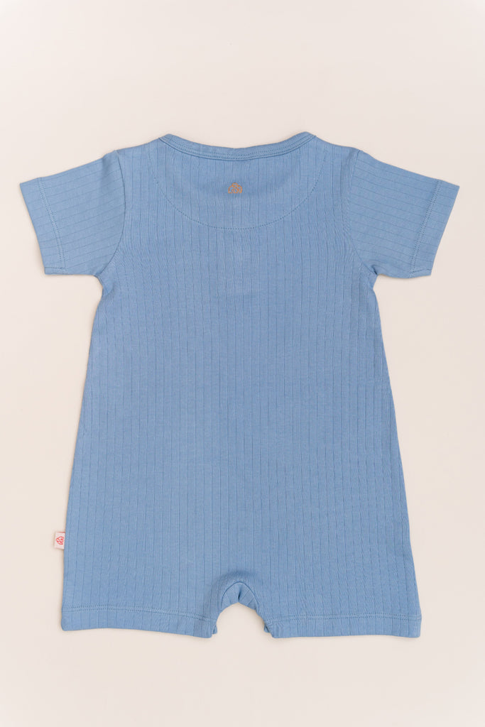 Short-Sleeve Romper - Pastel Blue | Baby Clothing Essentials at The Elly Store