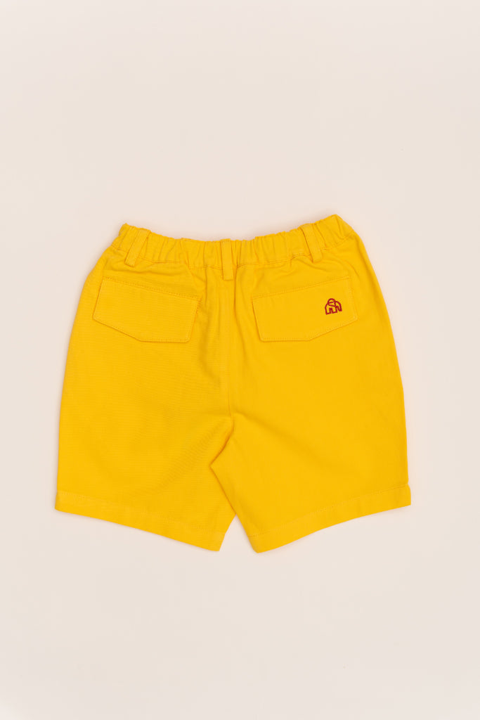 Charlie Shorts - Light Yellow | Boys' Bottoms | The Elly Store Singapore