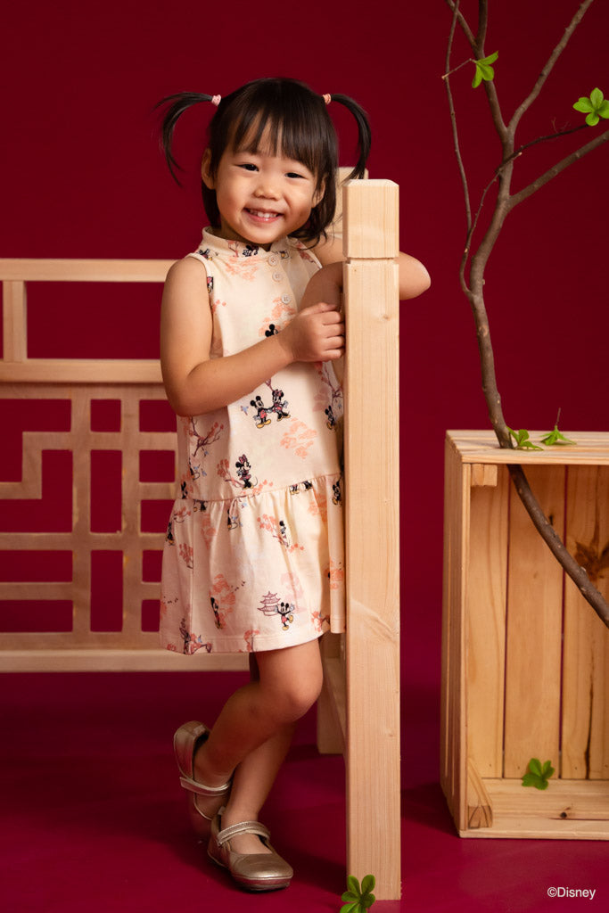 Naomi Cheongsam - Pagoda Mickey | CNY2023 Family Twinning Set | The Elly Store Singapore