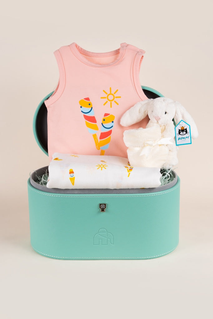 Personalised Keepsake Baby Gift Set - Smiley | The Elly Store Singapore