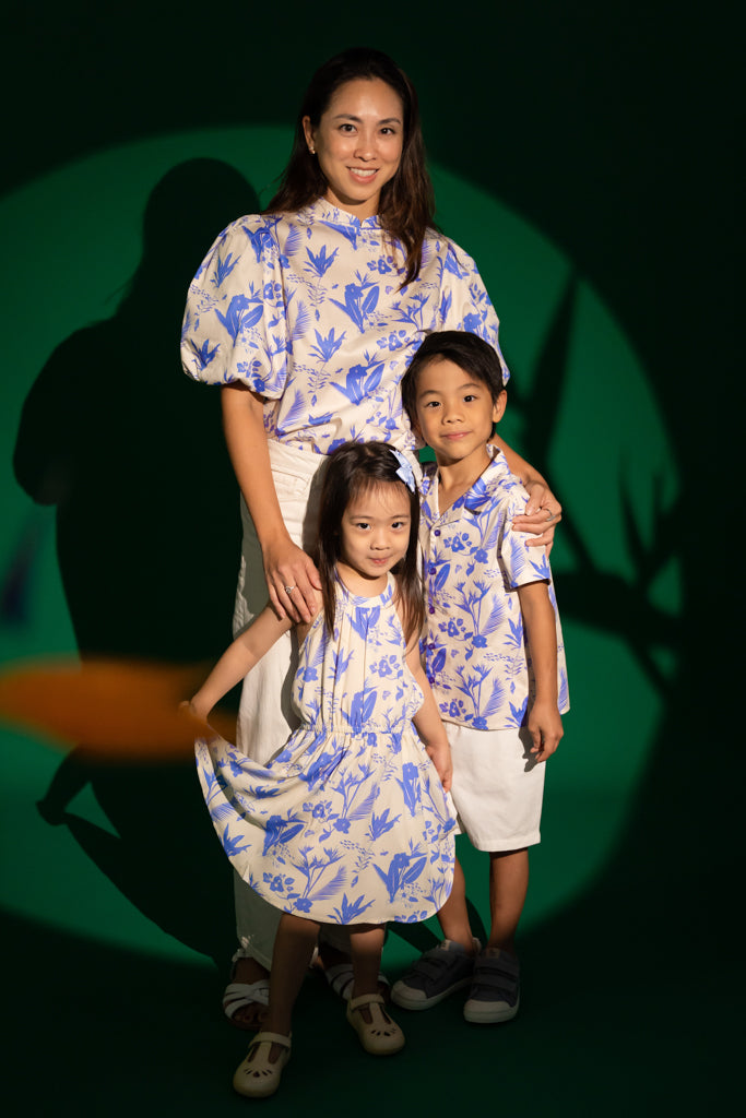 Ladies Nadia Top - Purple Paradise | CNY2023 Twinning Family Sets | The Elly Store Singapore