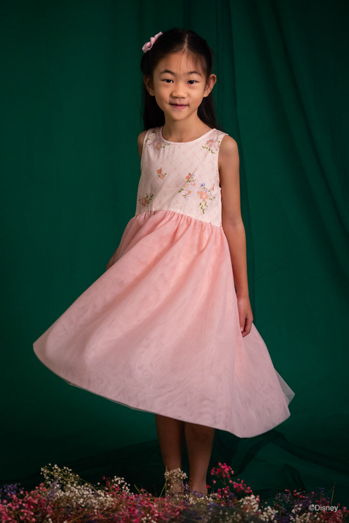 Willow Dress - Pink Princess Daisies | Disney x elly CNY2023 | The Elly Store Singapore