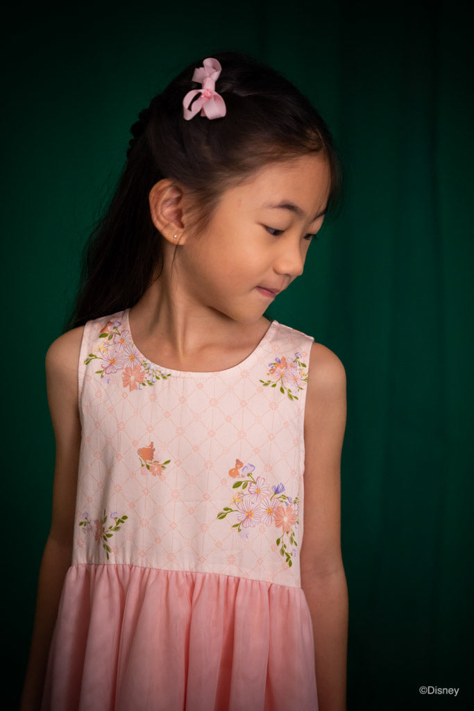 Willow Dress - Pink Princess Daisies | Disney x elly CNY2023 | The Elly Store Singapore