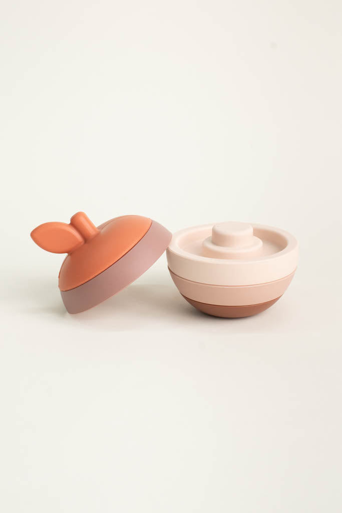Olive Baby Silicone Stacker Apple