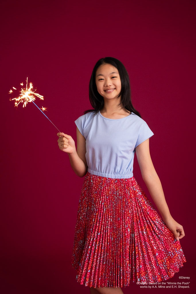 Disney100 Madelyn Dress - Red Confetti | Disney x elly Chinese New Year 2023 | The Elly Store Singapore