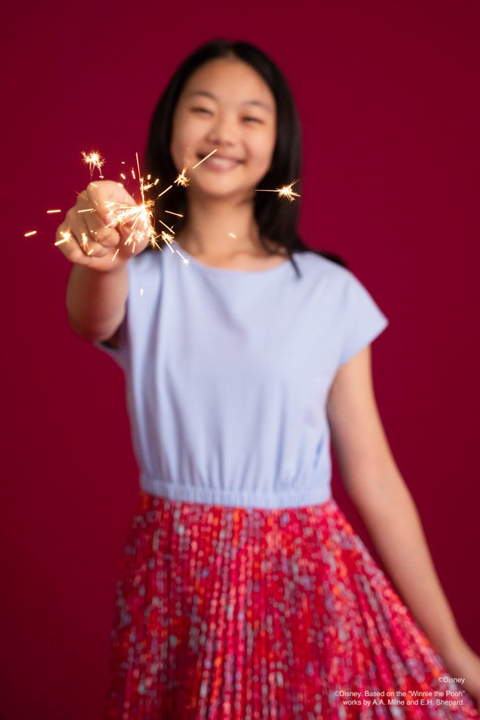 Disney100 Madelyn Dress - Red Confetti | Disney x elly Chinese New Year 2023 | The Elly Store Singapore