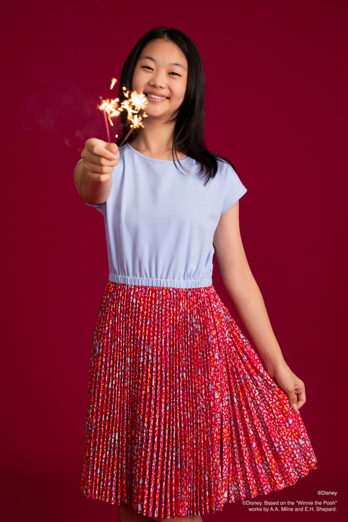 Disney100 Madelyn Dress - Red Confetti | Disney x elly Chinese New Year 2023 | The Elly Store Singapore The Elly Store