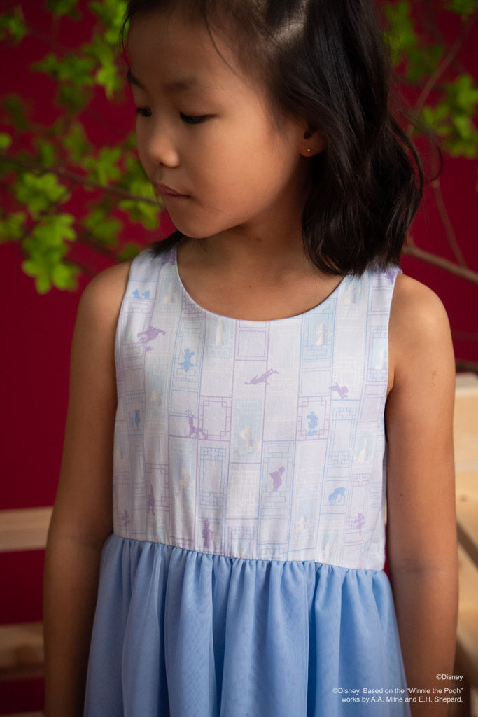 Disney100 Willow Dress - Sky Blue Doors | Disney x elly Chinese New Year 2023 | The Elly Store Singapore