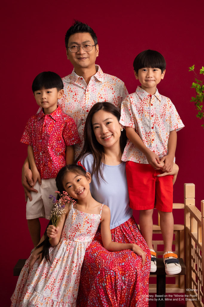 Disney100 Men's Shirt - Rainbow Confetti | Disney x elly Chinese New Year 2023 | The Elly Store Singapore
