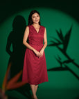 Ladies Daphne Dress - Red | CNY2023 | The Elly Store Singapore