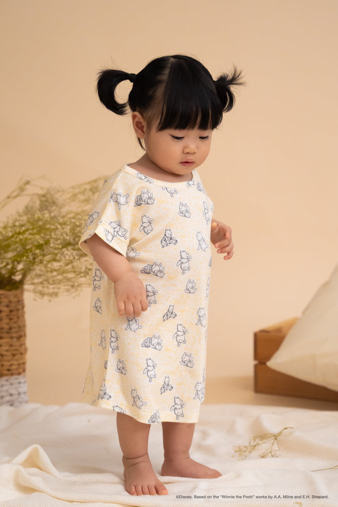 Girl's Nightgown Yellow Hunny Pooh