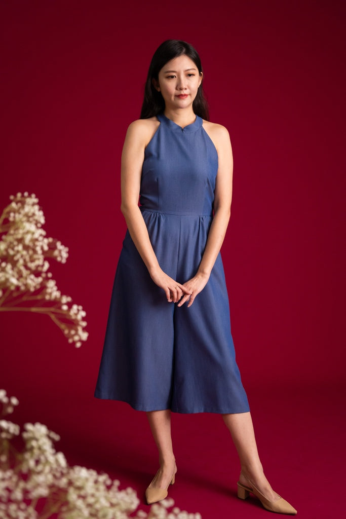 Ladies Kodi Jumpsuit - Blue | CNY2023 | The Elly Store Singapore