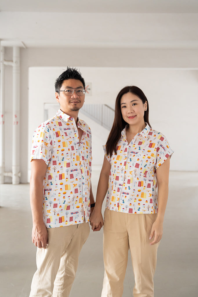 Men's Shirt - Home | Go Local Family Twinning Set | The Elly Store Singapore The Elly Store