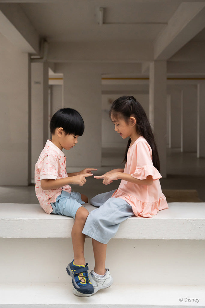 River Blouse - Peach | Girls Tops | The Elly Store Singapore