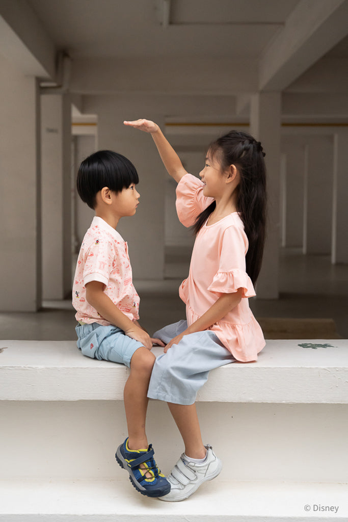 River Blouse - Peach | Girls Tops | The Elly Store Singapore