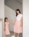 Ladies Skirt - Pink Road Trip Mickey | Disney x elly Twinning Family Sets | The Elly Store Singapore