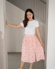 Ladies Skirt - Pink Road Trip Mickey | Disney x elly Twinning Family Sets | The Elly Store Singapore
