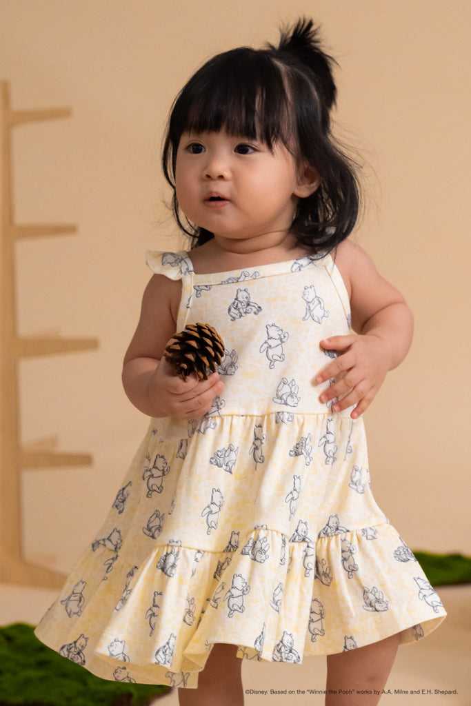 Angel Dress Yellow Hunny Pooh The Elly Store