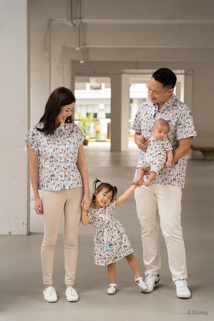 Ladies Sadie Blouse - Hello from Singapore! | Twinning Family Sets | The Elly Store Singapore