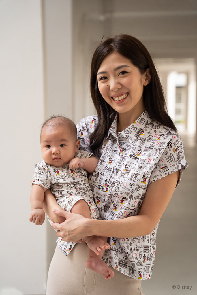 Ladies Sadie Blouse - Hello from Singapore! | Twinning Family Sets | The Elly Store Singapore