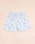 Short-Sleeve Pyjamas Set - Blue Hunny Pooh | Disney x elly Family Pyjamas | The Elly Store Singapore