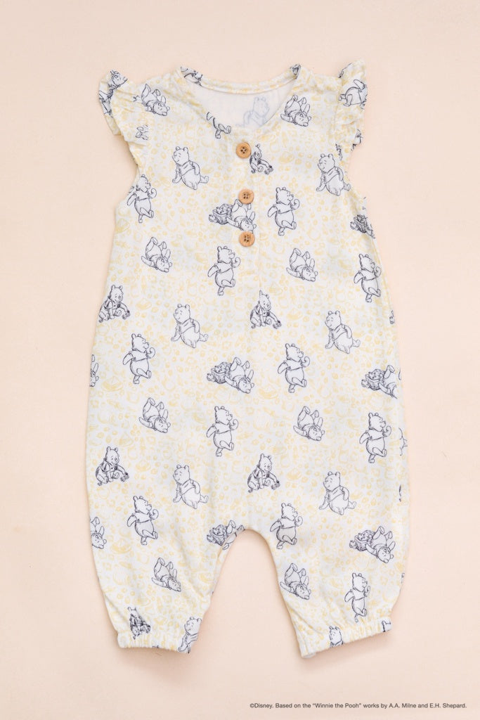 Disney x elly Caitlyn Romper Yellow Hunny Pooh