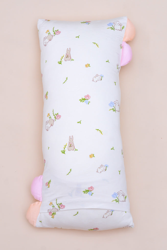 Bamboo Pillow Set - Floral Bunny