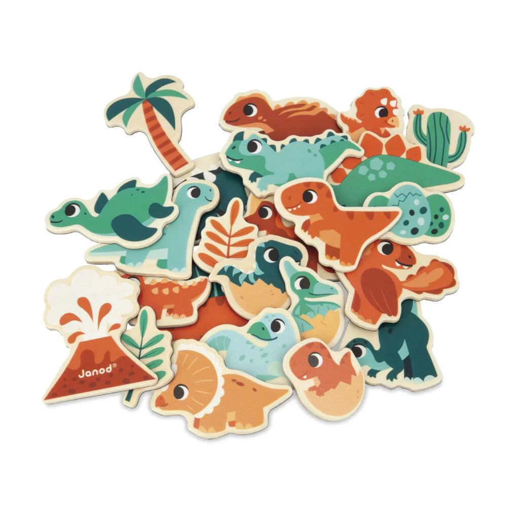 Janod Dino Magnets 24 pieces