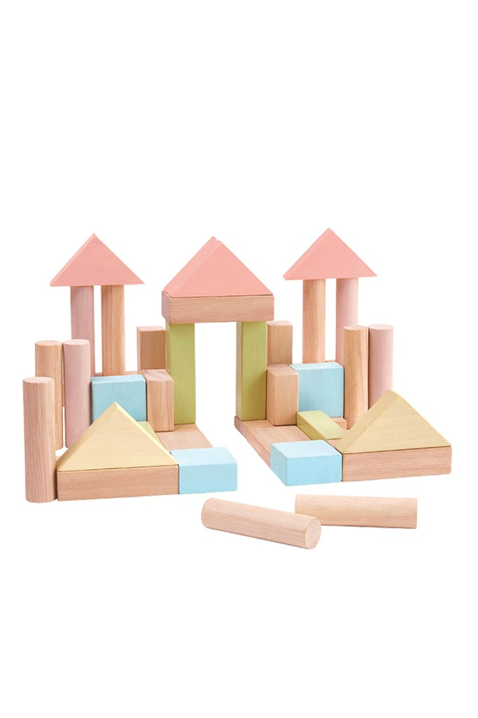 Plan Toys Pastel 40 Unit Blocks 