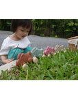 Plan Toys - Push Along Bunny Pink (Side)