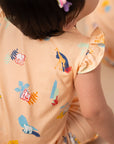 Fern Romper - Pink Wilderness