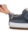 Tip Toey Joey Friendly Green Sneakers - Blue Eco Canvas