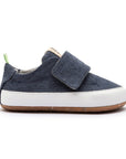 Tip Toey Joey Friendly Green Sneakers - Blue Eco Canvas