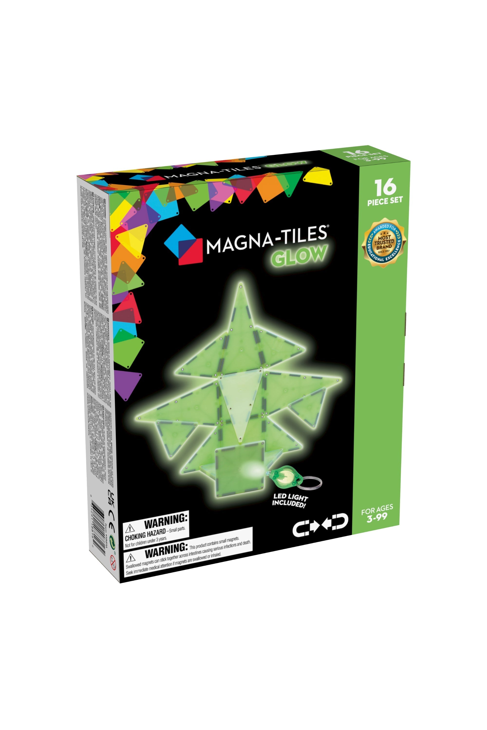 Magna-Tiles Glow 16-Piece Set