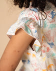 Grace Playsuit - Colourful Elephants