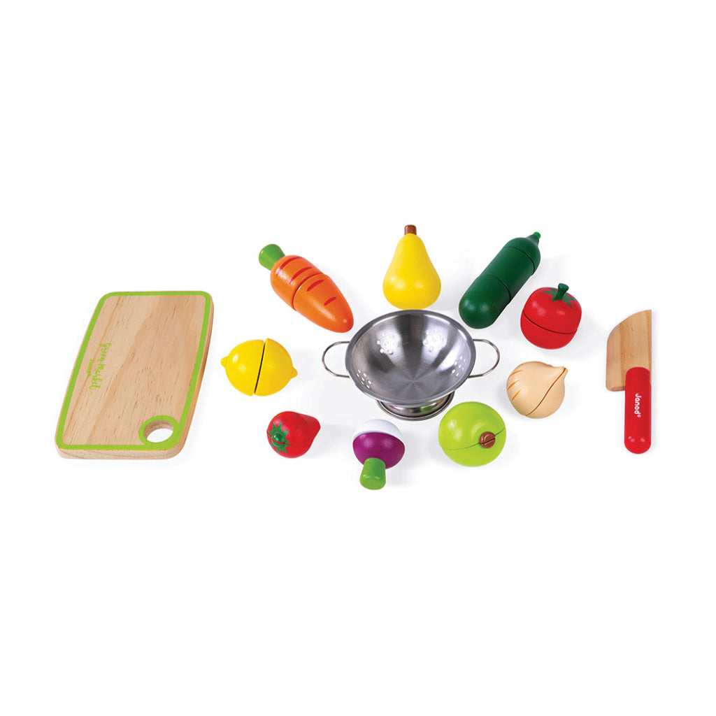 Janod Green Market Fruits and Vegetable Maxi Set