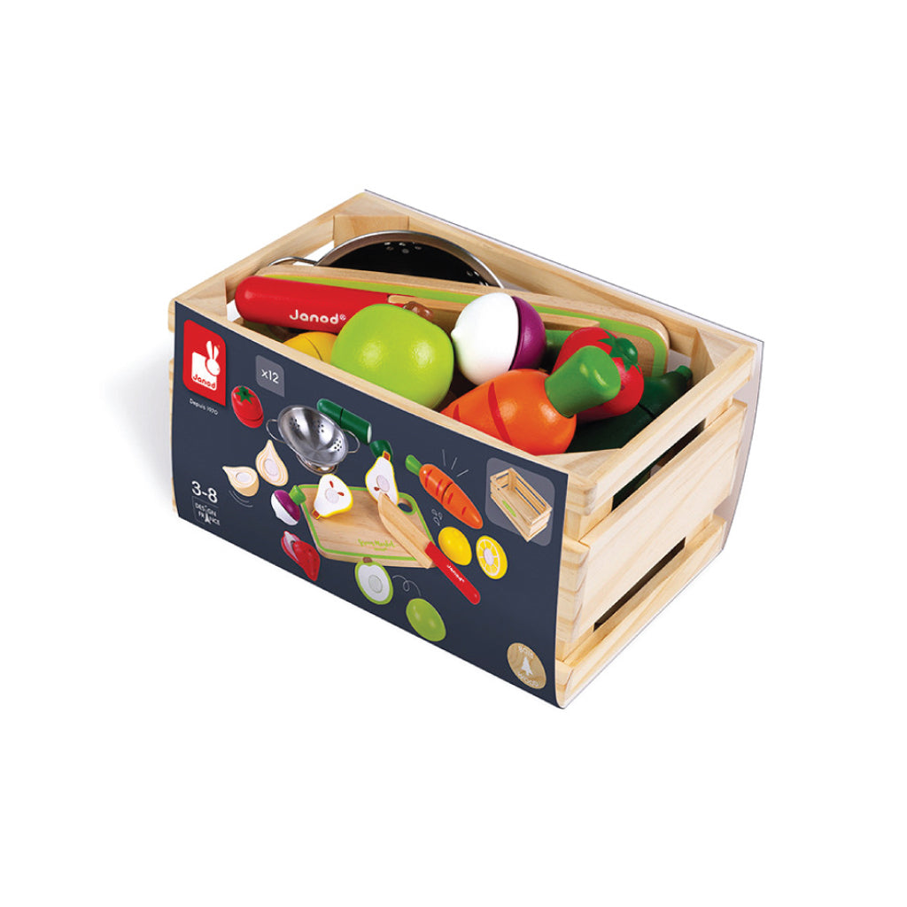 Janod Green Market Fruits and Vegetable Maxi Set