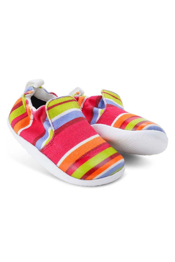 Bobux Guava Striped Scamp Xplorer | The Elly Store