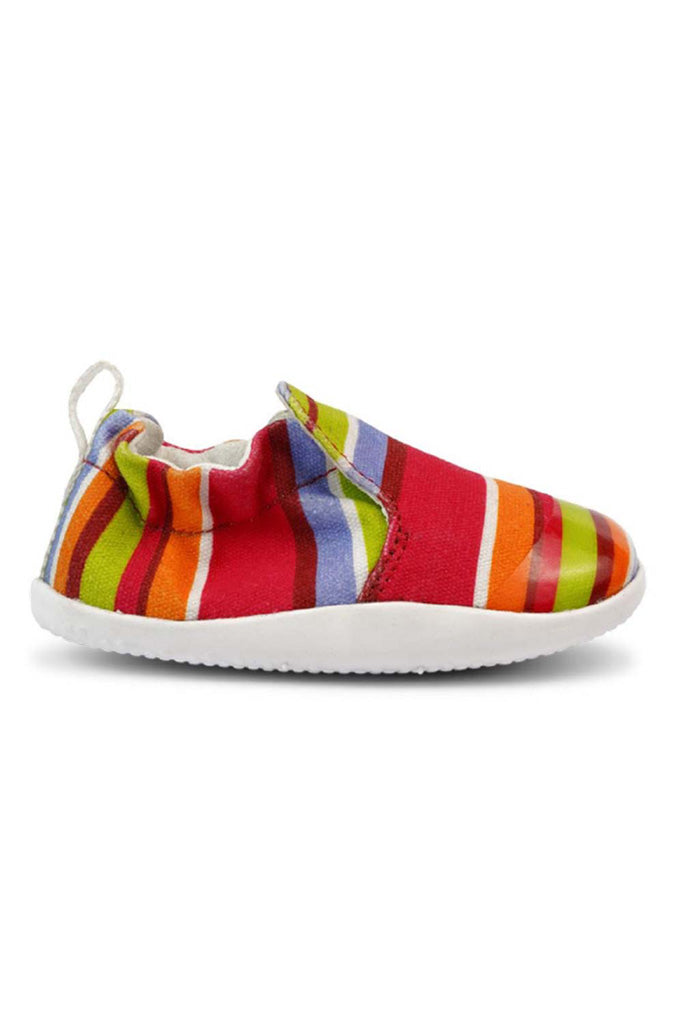 Bobux Guava Striped Scamp Xplorer | The Elly Store